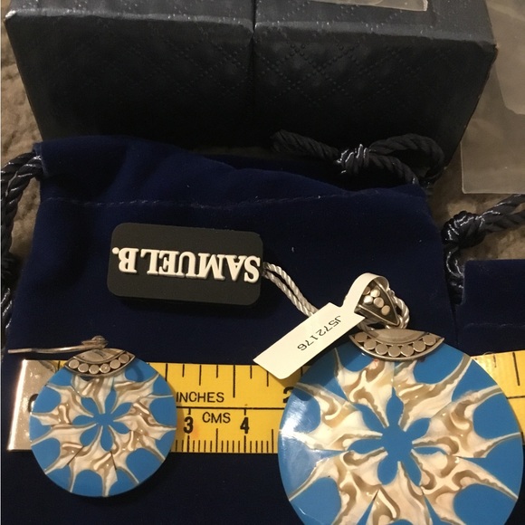 NWT Samual b Sterling Silver Earrings & Pendant Set - Picture 3 of 4